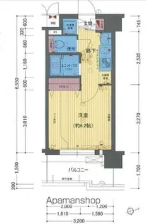 プレサンス名古屋城前ラバンカ【2階】の間取り