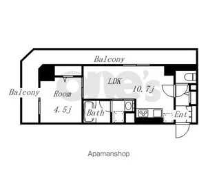 セイワパレス丸の内駅前【6階】の間取り