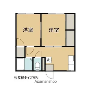 プチ仙北A【202号室】の間取り