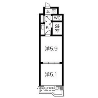 セピア西公園【10階】の間取り