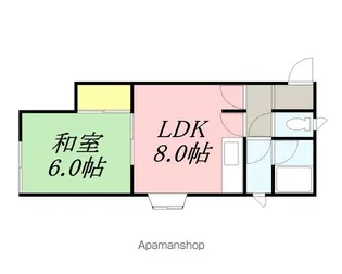 コーポロイヤルメイト【202号室】の間取り