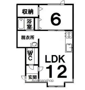 MEEKⅣ【103号室】の間取り