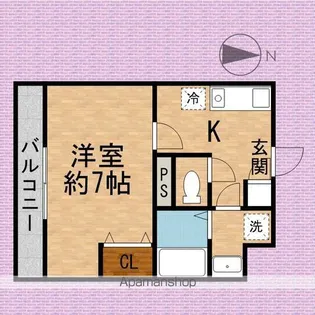 フェリーチェ【3階】の間取り