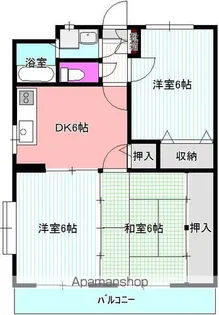 ルミナスファイブ【207号室】の間取り