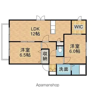 チェリーブルームBLOCK9.10【1階】の間取り