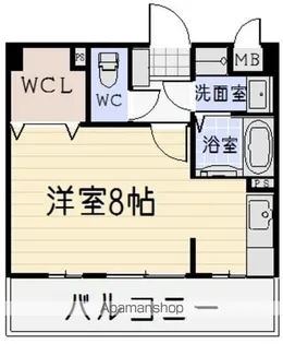 ソレイユ勝川【2階】の間取り