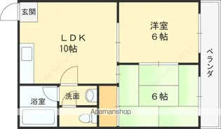 メゾン長田【6階】の間取り