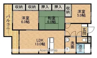 メゾンフロントーサ【3階】の間取り