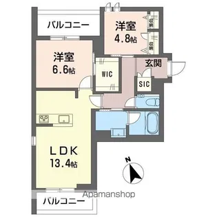 グラン セノーテ【4階】の間取り