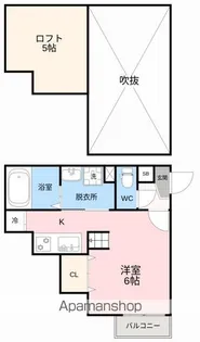 シエル荒巻【2階】の間取り