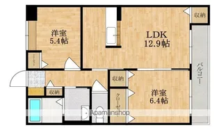 コンフォート上宮【1階】の間取り