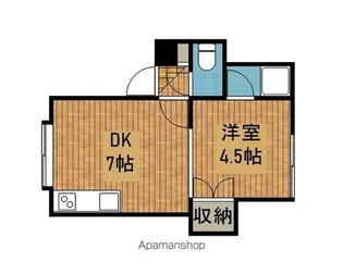 リーン・ドミトリー和泉【105号室】の間取り