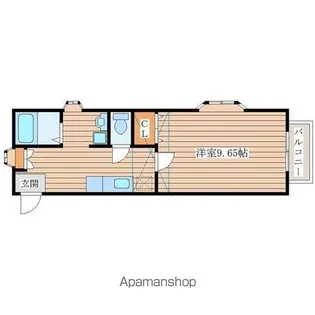 エルマーノ愛子中央2【1階】の間取り