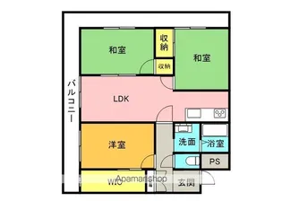 ロイヤルハイツMITSUYA【703号室】の間取り