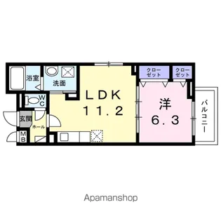 エルグ3【3階】の間取り