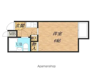 シャルマンフジ久米田参番館【203号室】の間取り