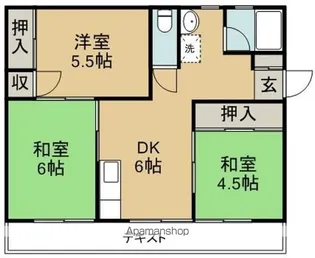 平野マンション【4階】の間取り