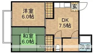 サンコーポ【201号室】の間取り