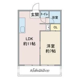 コーポ小池【4階】の間取り