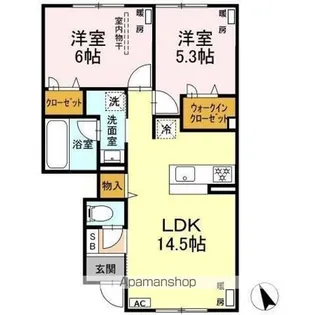 エテルナ I【1階】の間取り