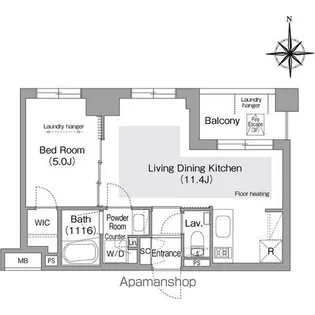 コンフォリア・リヴ文京護国寺【3階】の間取り