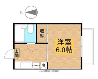 カリス【206号室】の間取り