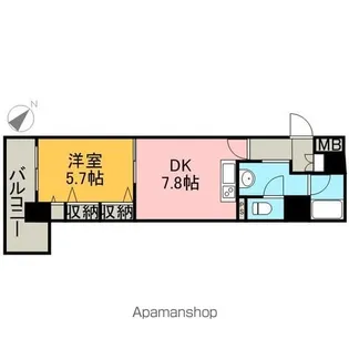 RIDGE大曾根(旧ルクレ大曾根)【10階】の間取り