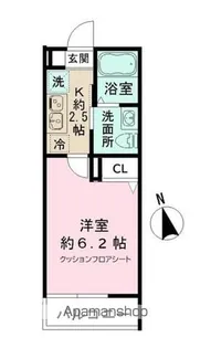 メゾンドアルク【2階】の間取り