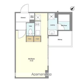 エルスタンザ代々木【3階】の間取り