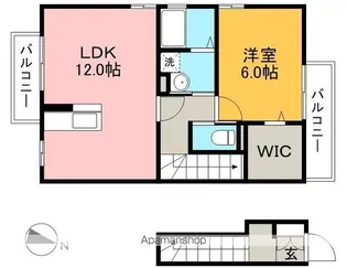 アゼリア【2階】の間取り