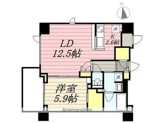 東京都新宿区早稲田町【マンション】の間取り