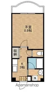 スターロード【203号室】の間取り