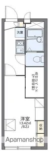 レオパレスボヌール【202号室】の間取り