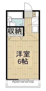 クロノス北坂戸【201号室】の間取り