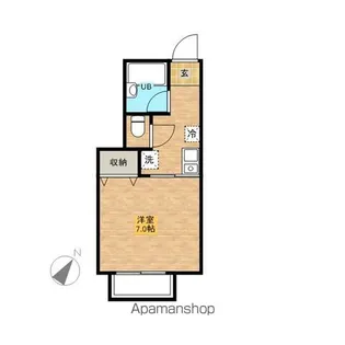 シャングリラ【102号室】の間取り