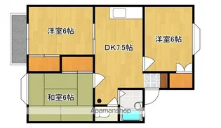 ほうれん荘1号館【202号号室】の間取り