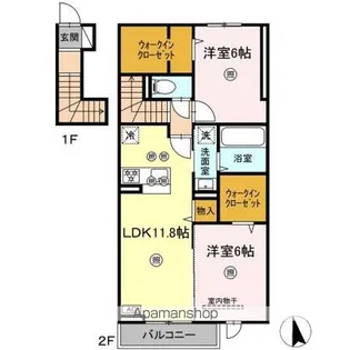 M-DREAM Ⅱ【2階】の間取り