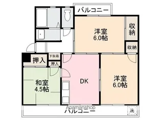 村上マンション【101号室】の間取り
