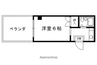 サンライズヒガシラ【212号室】の間取り