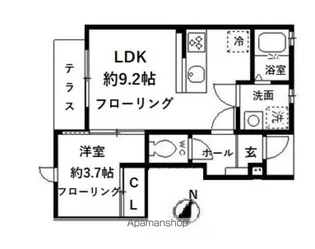 BONHEUR(ボヌール)【1階】の間取り