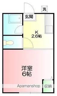 今井ハイツD棟【2階】の間取り