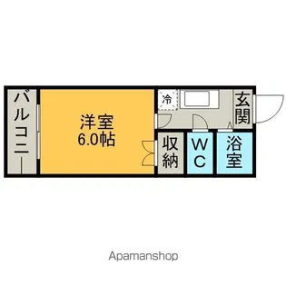 パレスJJ【4階】の間取り