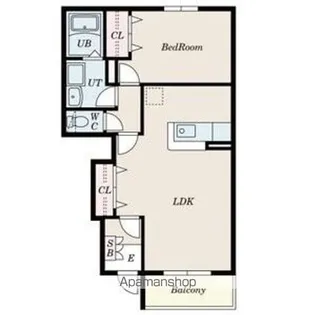 東京都立川市一番町1丁目【アパート】の間取り