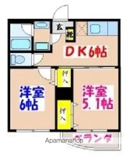 さくらヒルズ壱番館【3階】の間取り