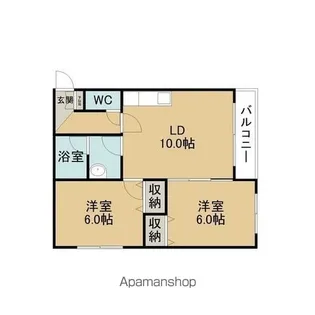 メゾンステラ【3階】の間取り