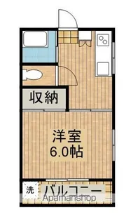 河井田コーポ【2階】の間取り