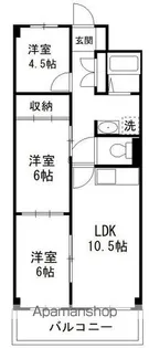 第3千代田マンション【4階】の間取り