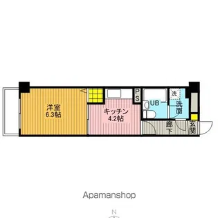 ライオンズマンション蕨北町【209号室】の間取り