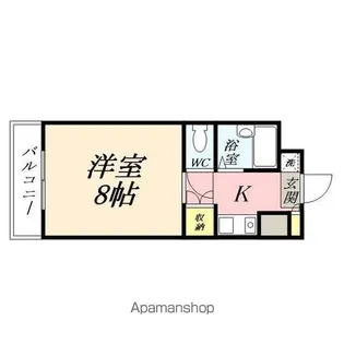 サンライト津島Ⅲ号館【2階】の間取り