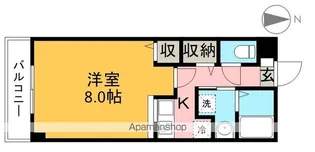 ドエル森の木Ⅱ【3階】の間取り